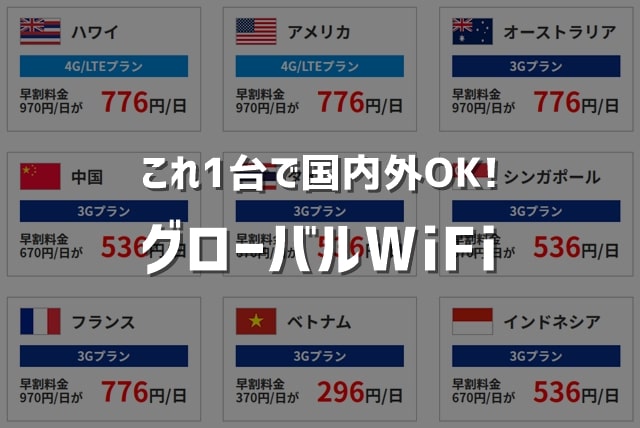 グローバルWiFi トップ画像
